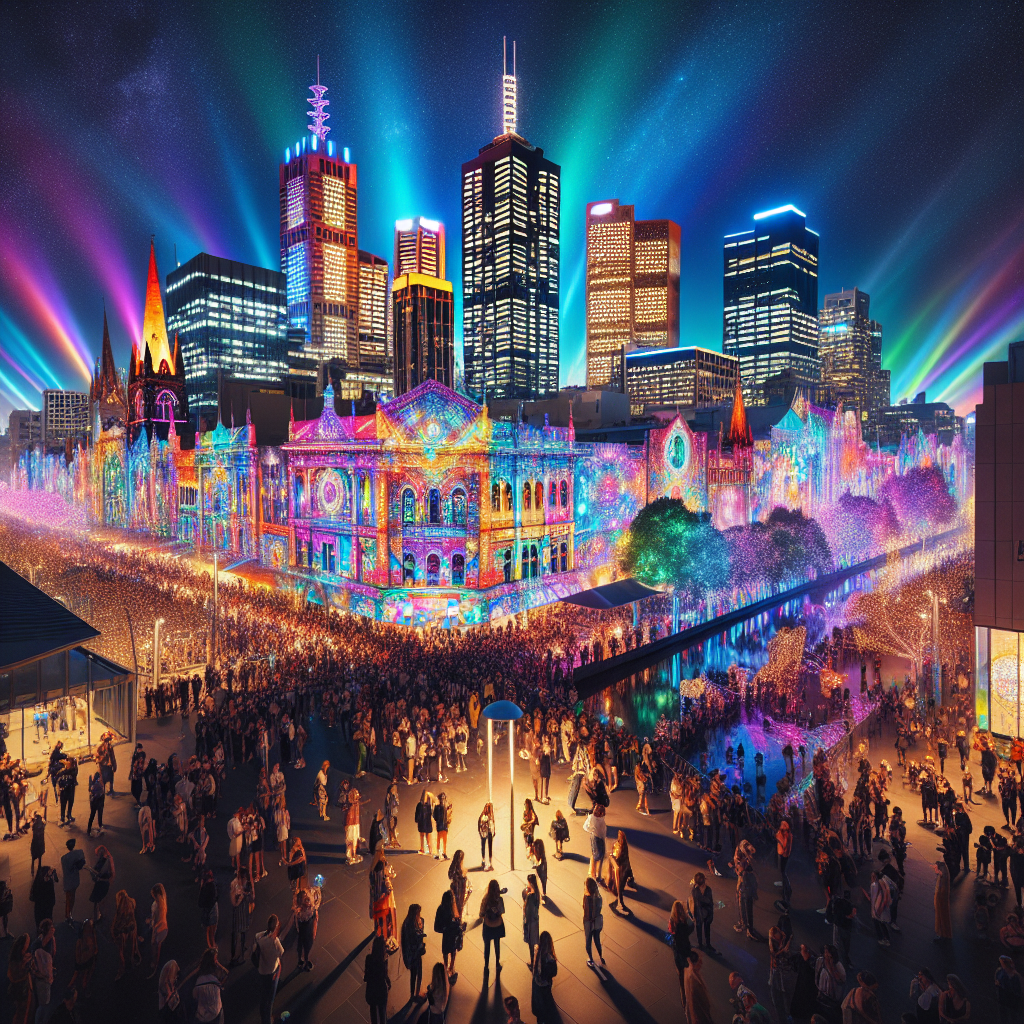 White Night Festival - Melbourne DIY Paint By Diamonds