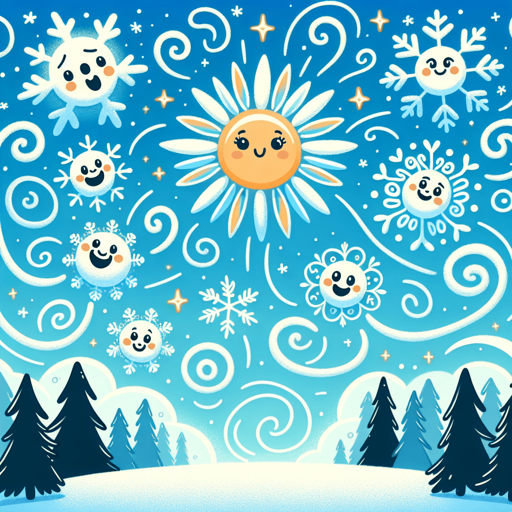 Sunny Snowflakes Paint By Color