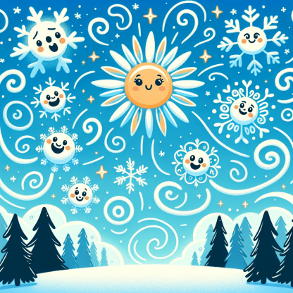Sunny Snowflakes Paint By Color