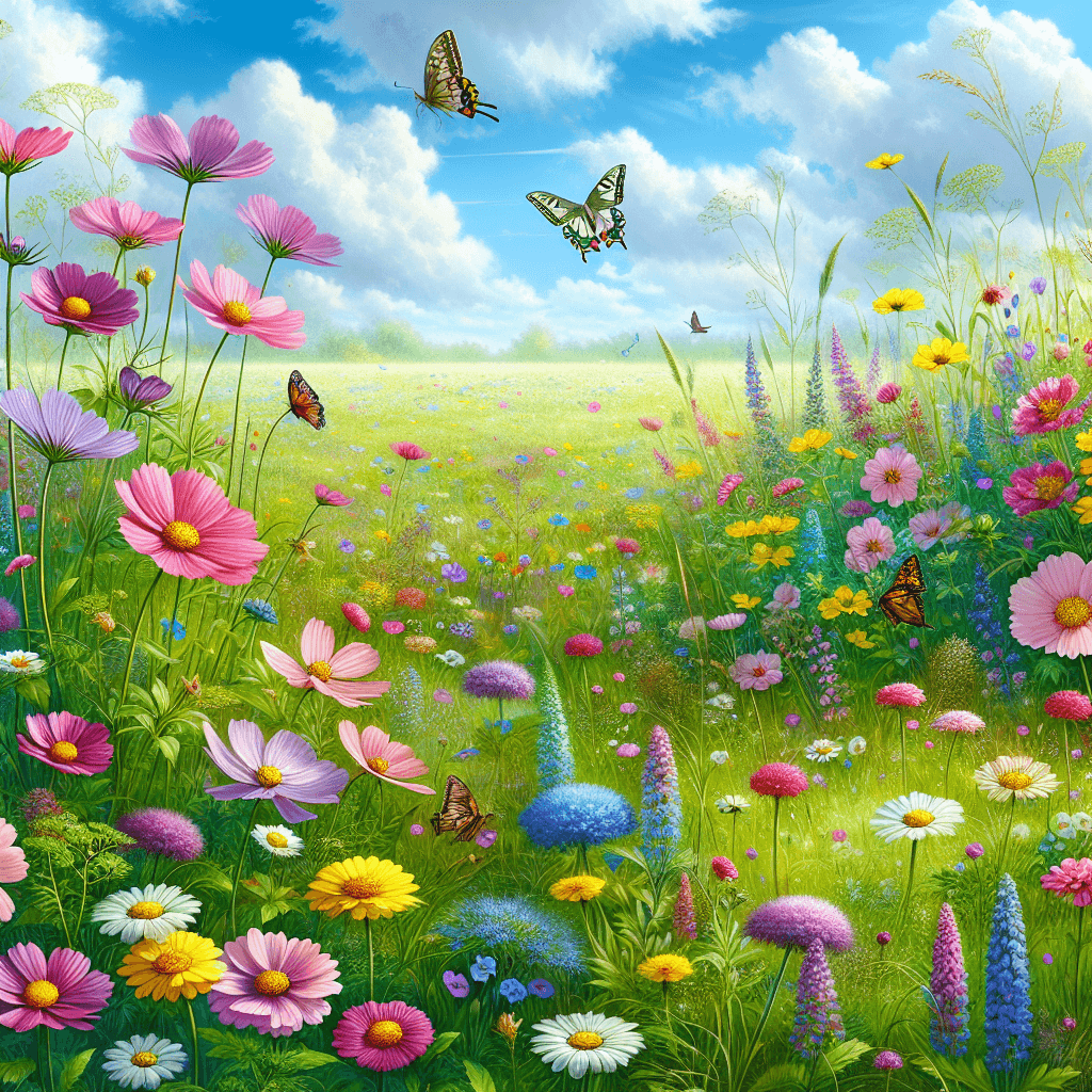 Joyful Spring Meadow Paint By Diamonds