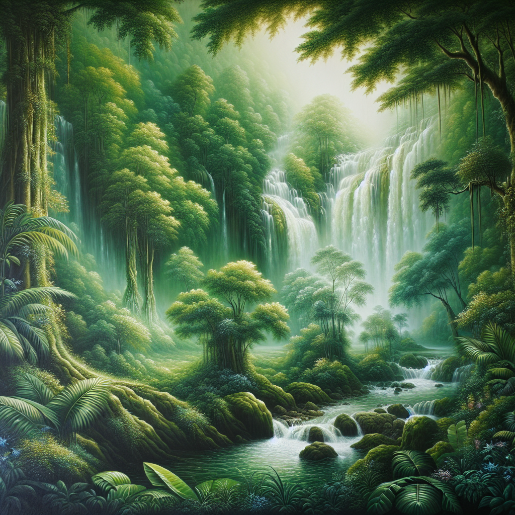 Gentle Rainforest Mystique Diamond Painting