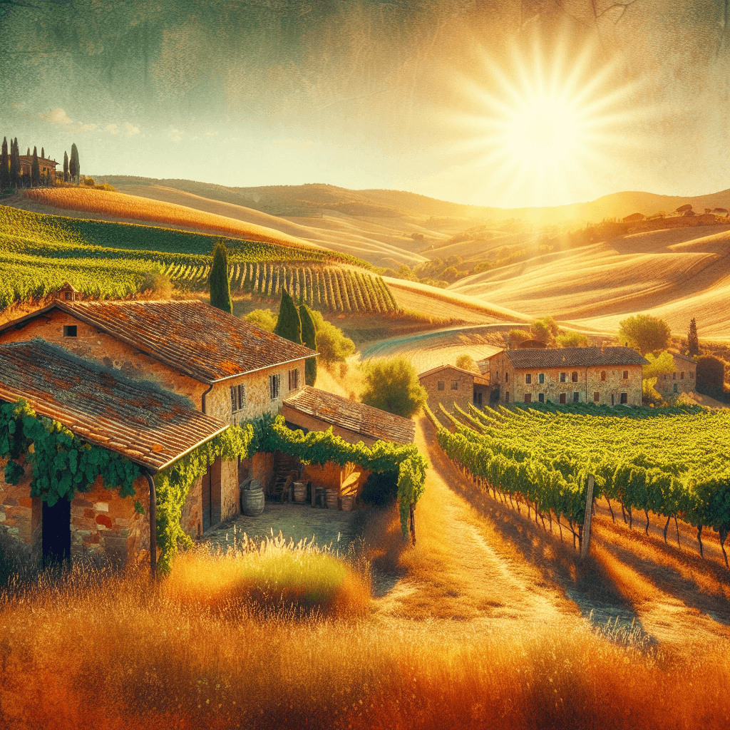 Idyllic Italian Countryside Paint By Diamonds