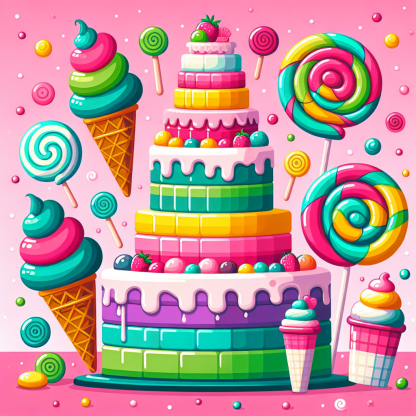 Sweet Treats Delight Paint By Diamonds