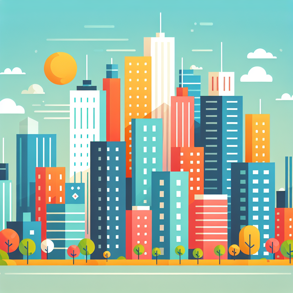 Bright City Skylines DIY Paint By Diamonds