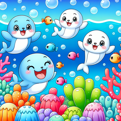 Cheerful Ocean Quest Painting By Diamonds Kit