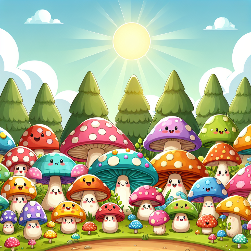 Friendly Fungi Forest Paint By Diamonds Kits