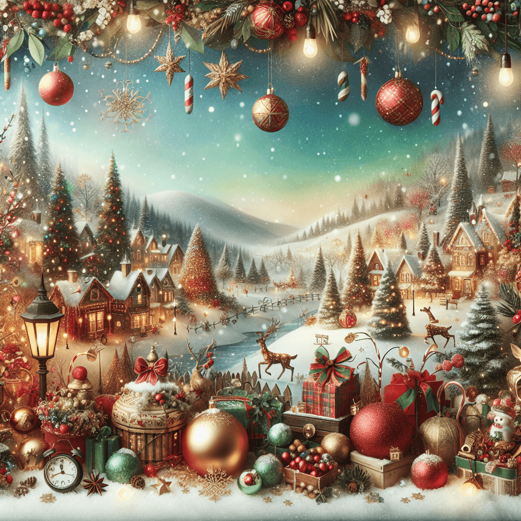 Christmas Spirit Enchantment Paint By Diamonds Kits
