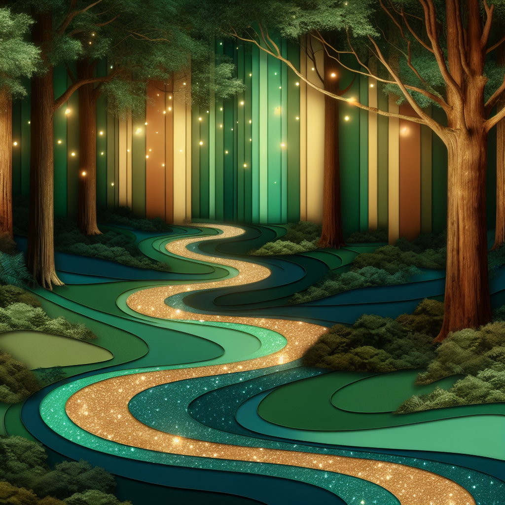 Magical Woodland Path 5D DIY Paint By Diamond Kit – Original Paint By ...
