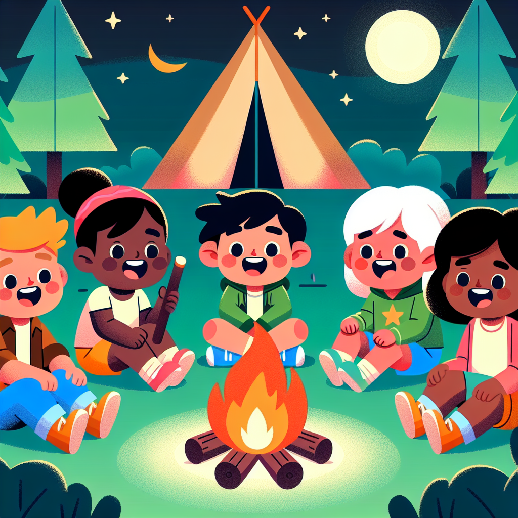 Cozy Camper Campfire Paint By Diamonds Kits