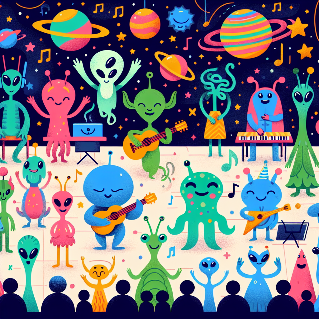 Alien Galaxy Gala Paint By Diamonds Kits