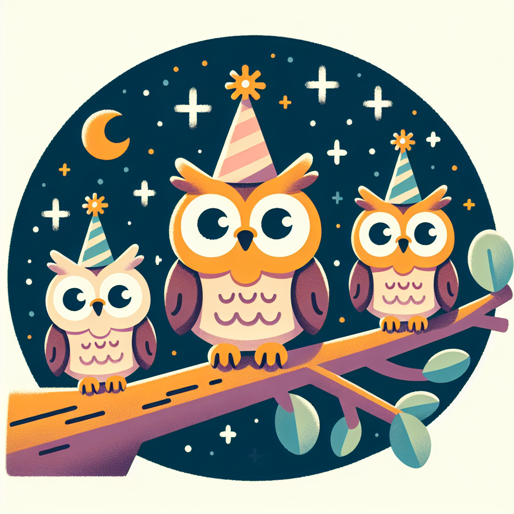 Hoot Hoot Owl Festivities Painting By Diamonds Kit