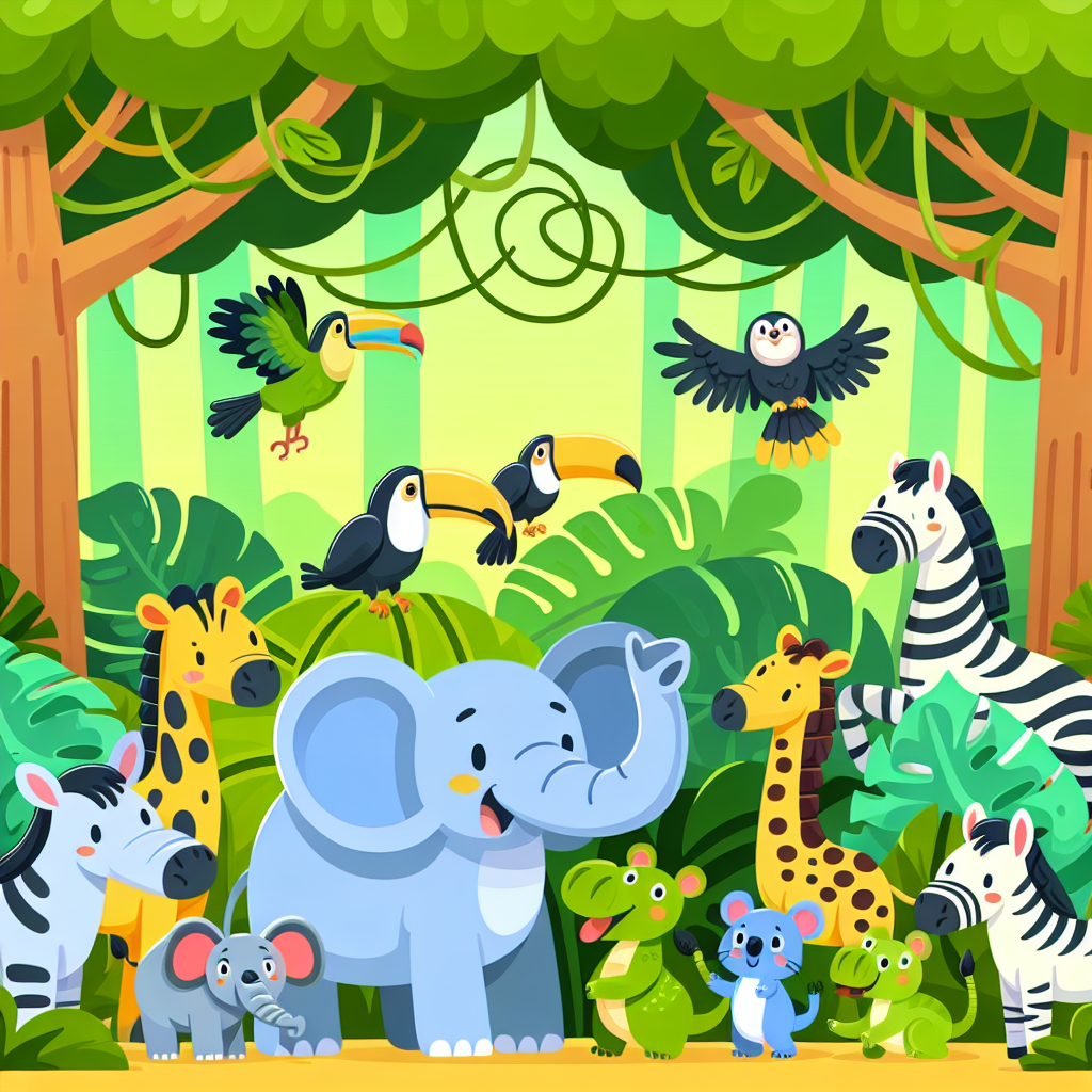 The Jungle Jubilation Diamonded Painting Kits