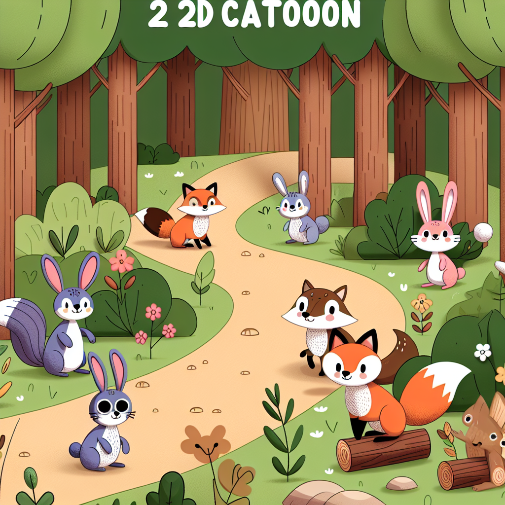 Forest Creatures' Adventure Painting Diamond Kit