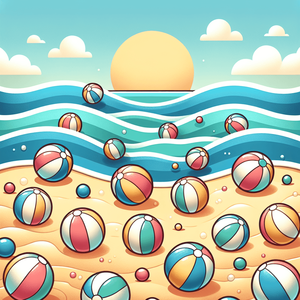 Bouncing Beach Ball Fun Paint By Diamonds Kits