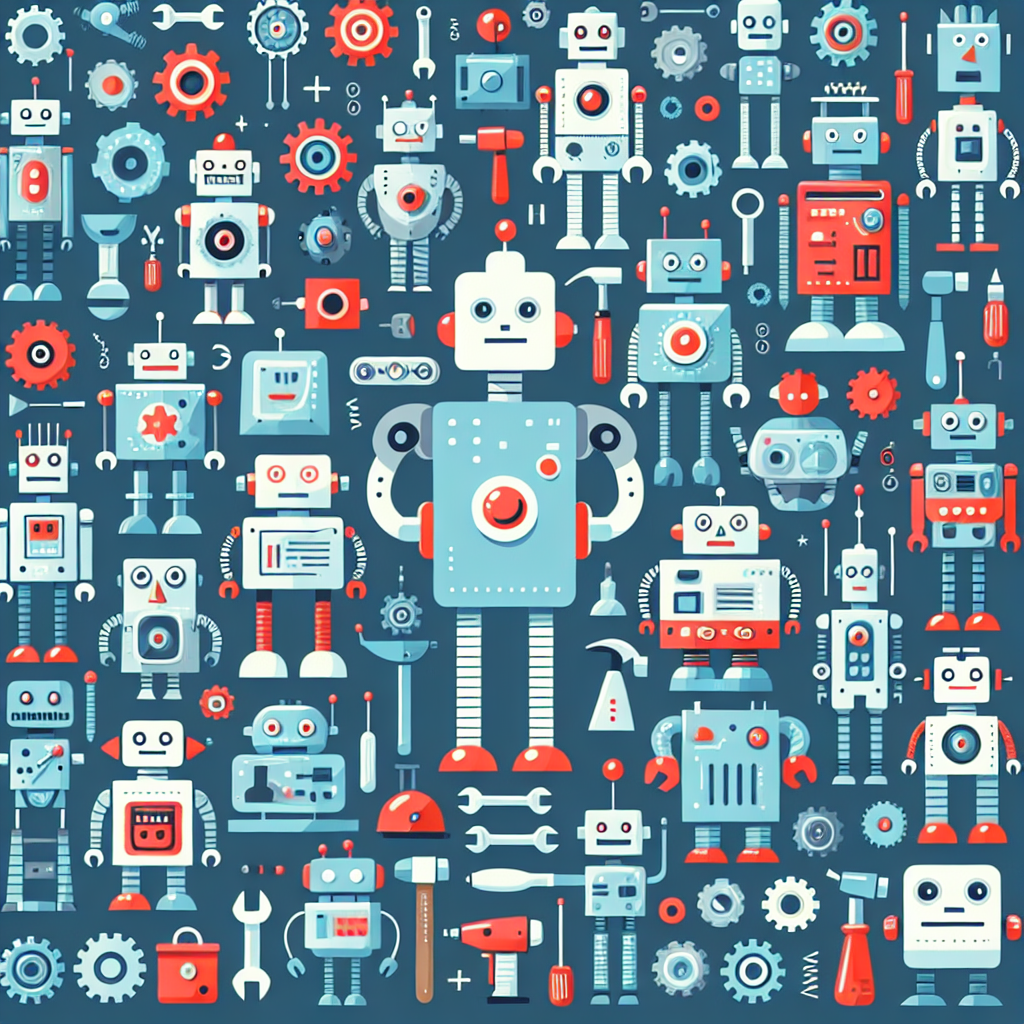 Robot Repair Shop Paint By Diamonds