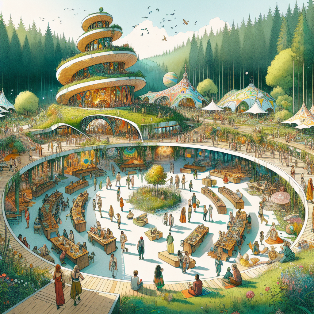 Waldspirale Diamond Painting