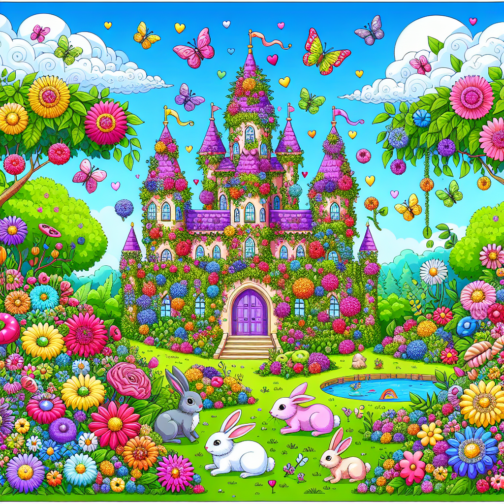 Charming Castle Gardens Paint By Color