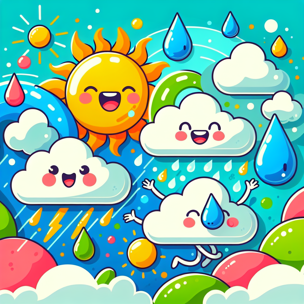 Whimsical Weather Adventures Paint By Diamond