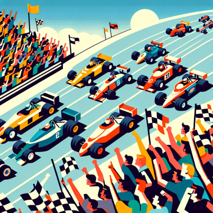 Racing Adventure On The Speedway Paint By Diamonds Kits