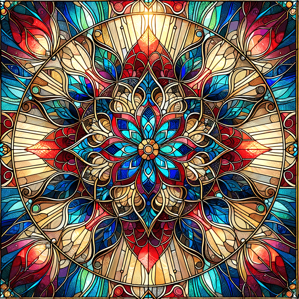 Gorgeous Stained Glass Window Diamonded Painting Kits