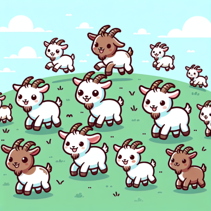 Giggly Goat Hill Paint By Diamonds
