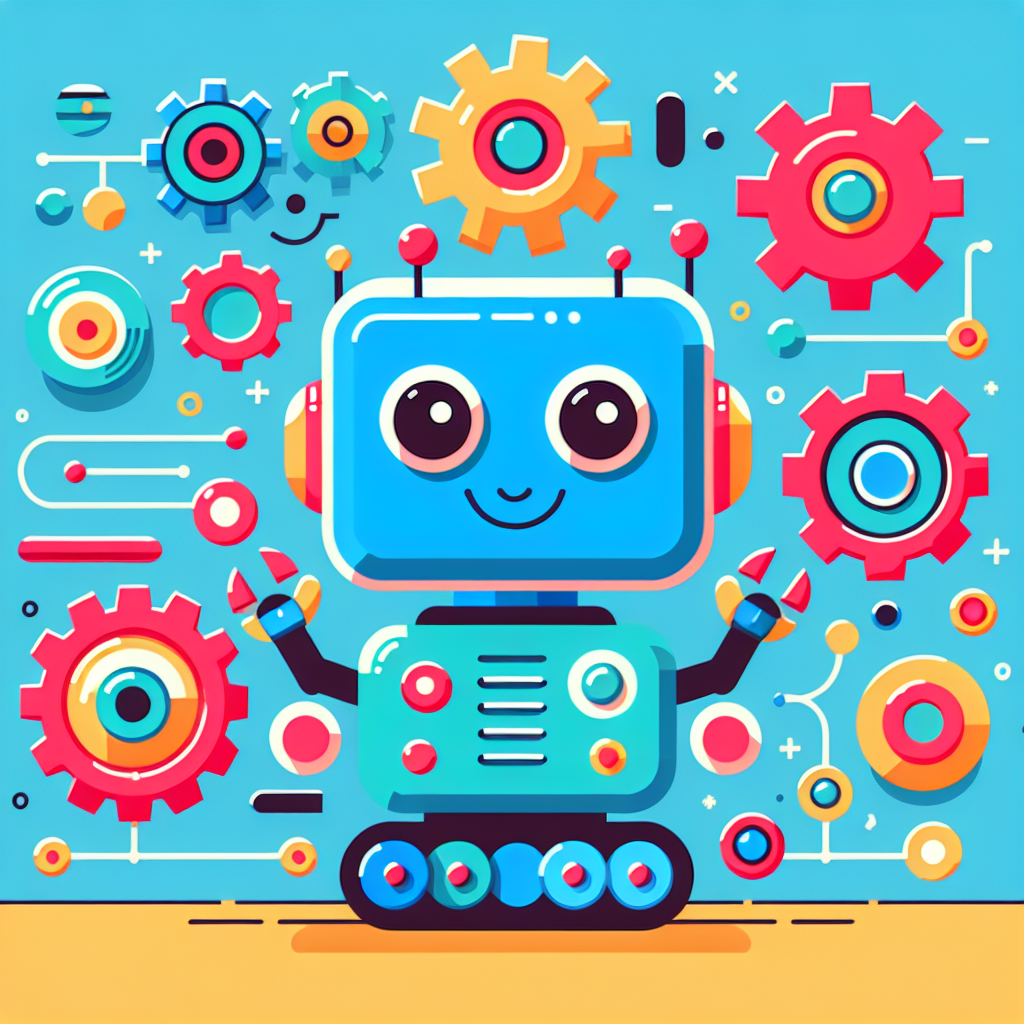 Witty Robot Paint By Color