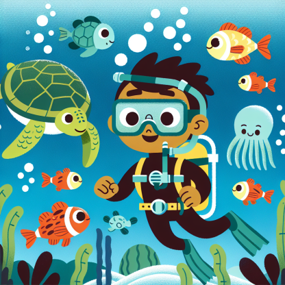 Underwater Explorer Journey Paint By Diamonds Kits