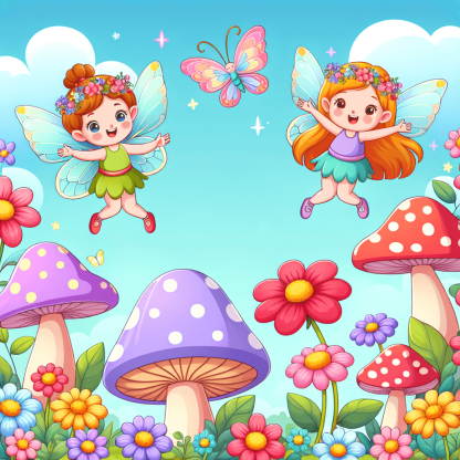 Magical World Of Fairies Diamond Painting