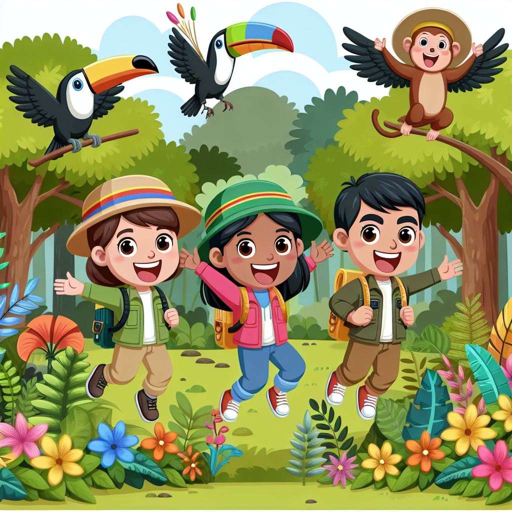 Artistic Rainforest Explorers Paint By Diamonds Art