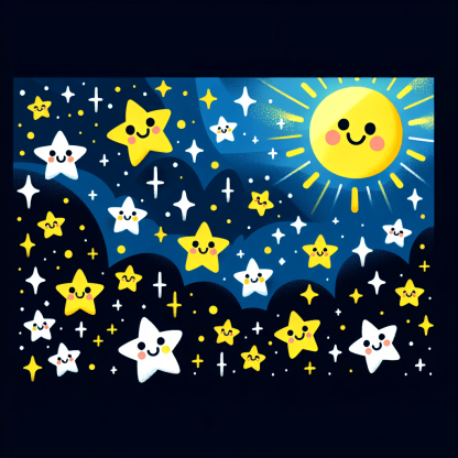 Sparkly Stars Diamonded Painting Kits
