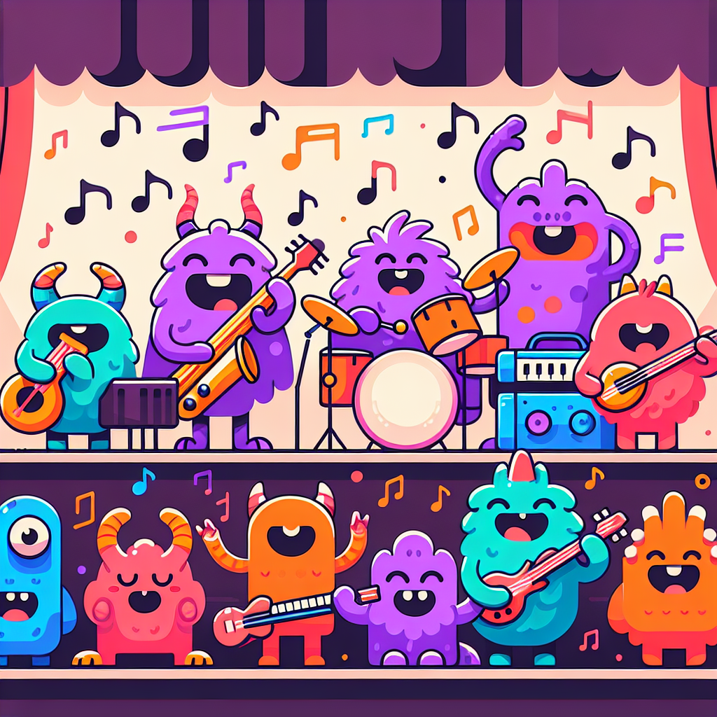 Musical Monster Jam Paint By Diamonds