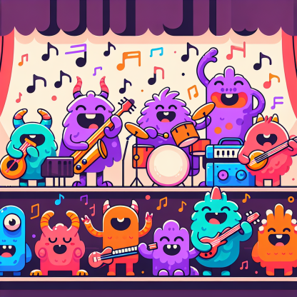 Musical Monster Jam Paint By Diamonds