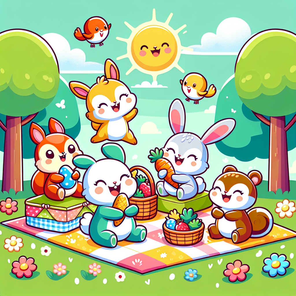 Sweet Forest Picnic Paint By Diamonds Kits