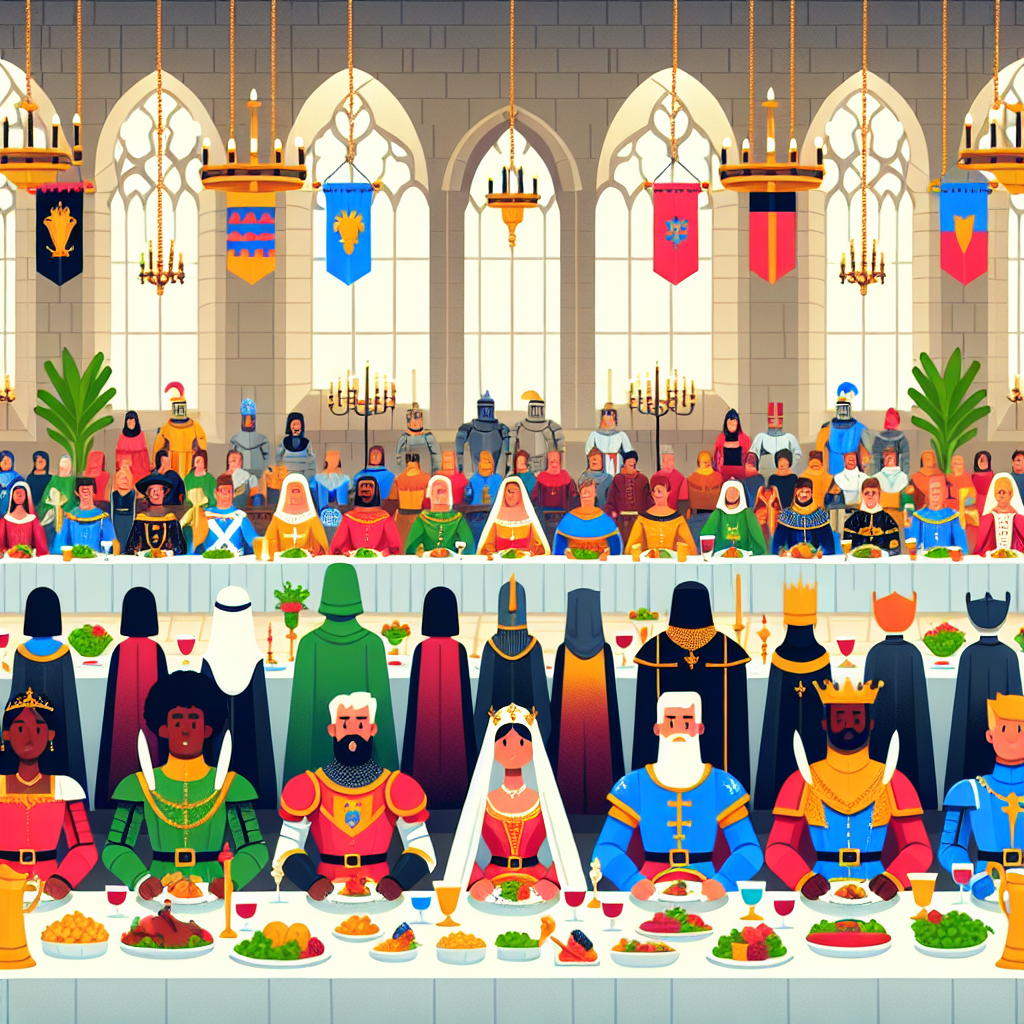 Magical Castle Feast Paint By Diamonds Art