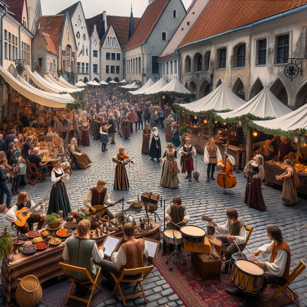 Tallinn Old Town Days - Tallinn Diamond Painting