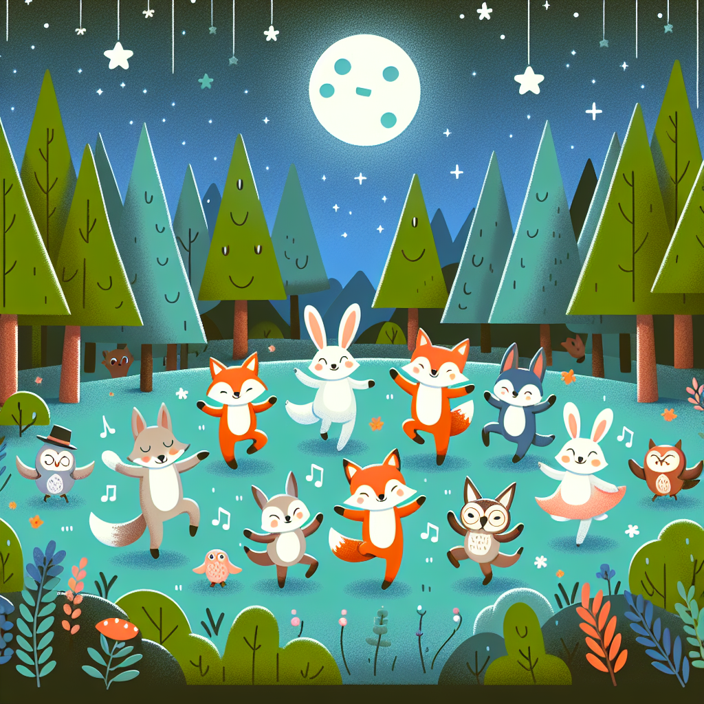 Woodland Dance Party Paint By Diamonds Art
