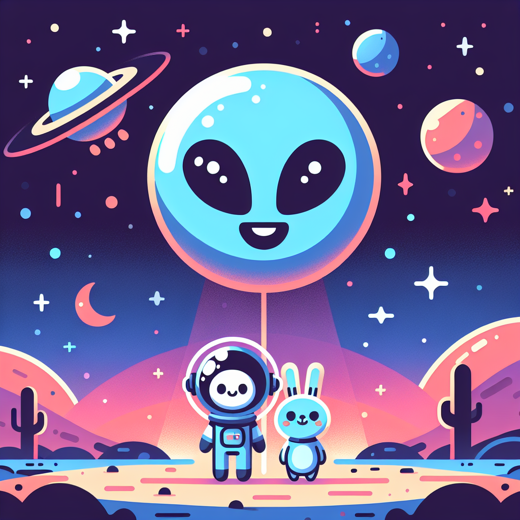 Cuddle Pals From Space Paint By Diamond