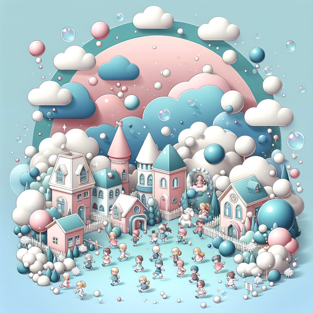 Bubble Town Bubbly Fun Paint By Diamond