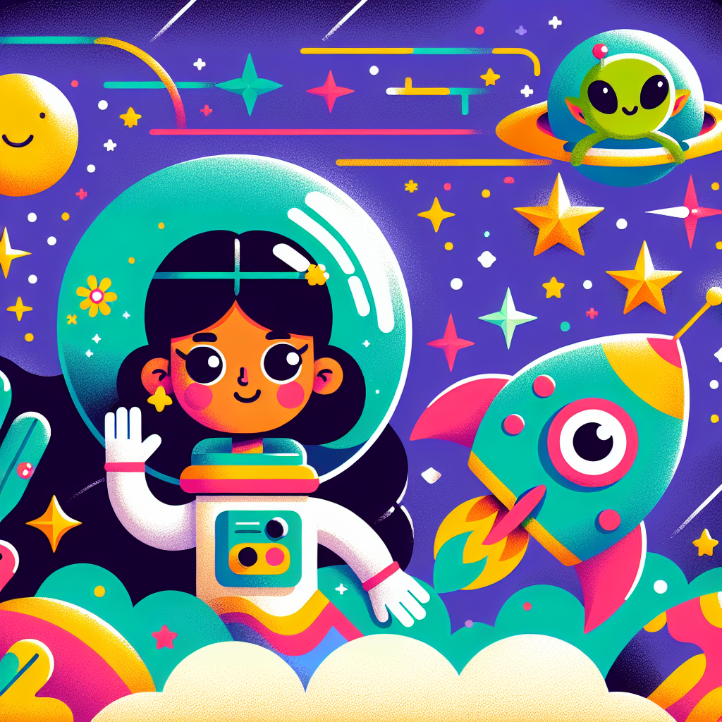 Daring Adventures In Space Painting Diamond Kit