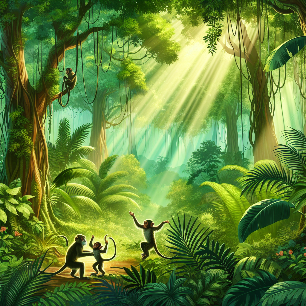 Gentle Rainforest Sanctuary Diamonded Painting Kits