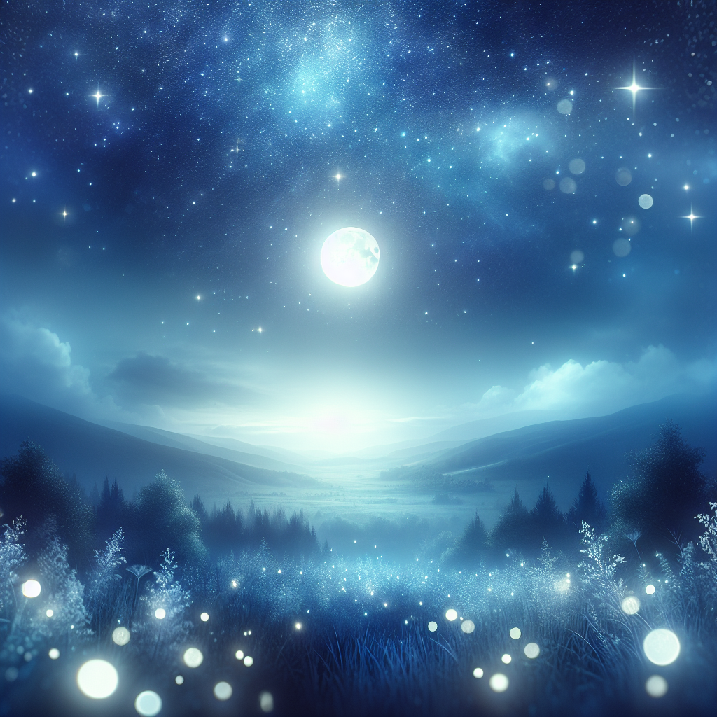 Glimmering Night Sky Paint By Color