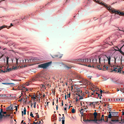 International Cherry Blossom Festival Paint By Diamonds Kits