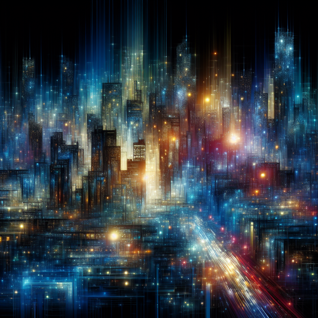 Captivating City Nights Paint By Diamond