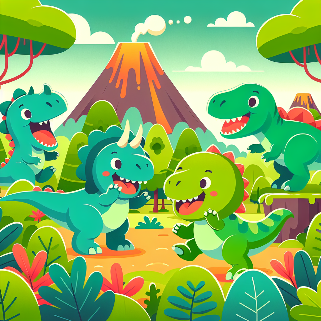 Dinosaur Dino-mite Adventure Paint By Diamond