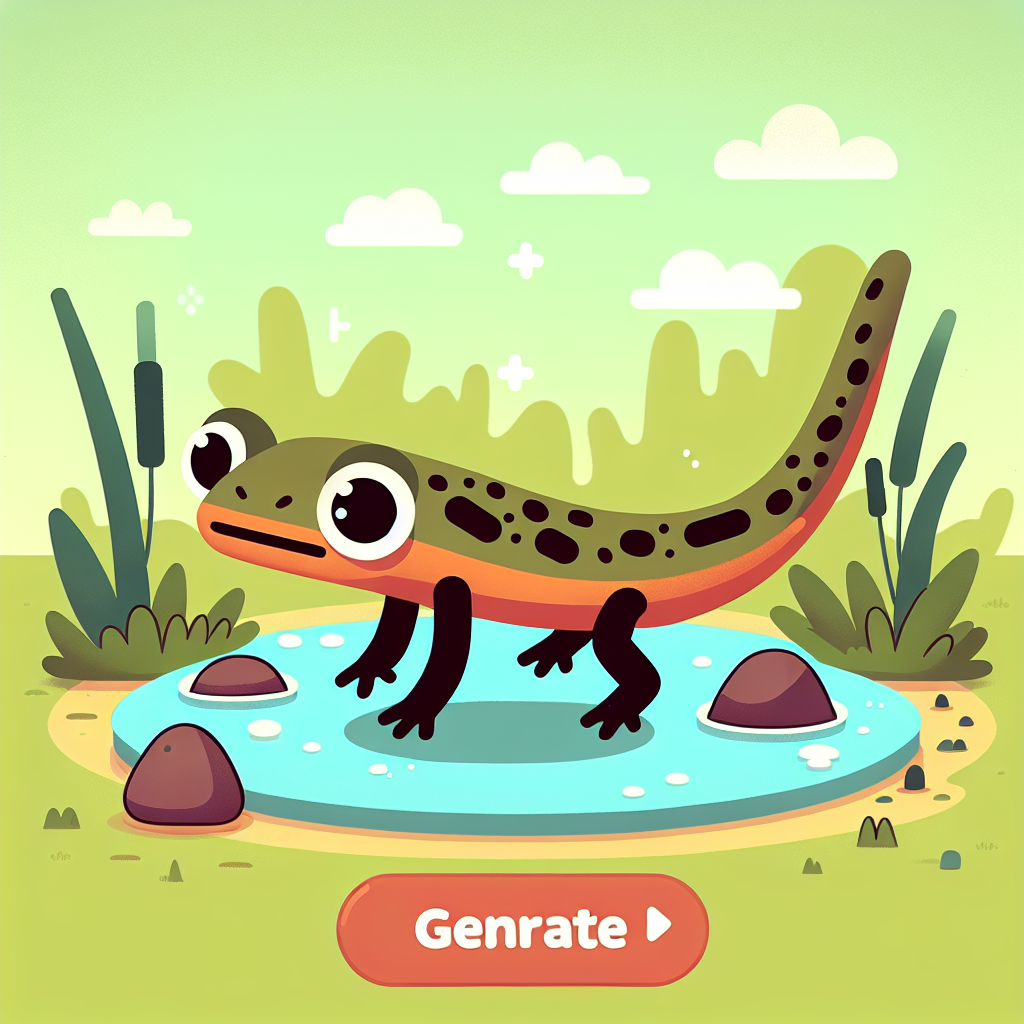 Nimble Newt Diamond Painting
