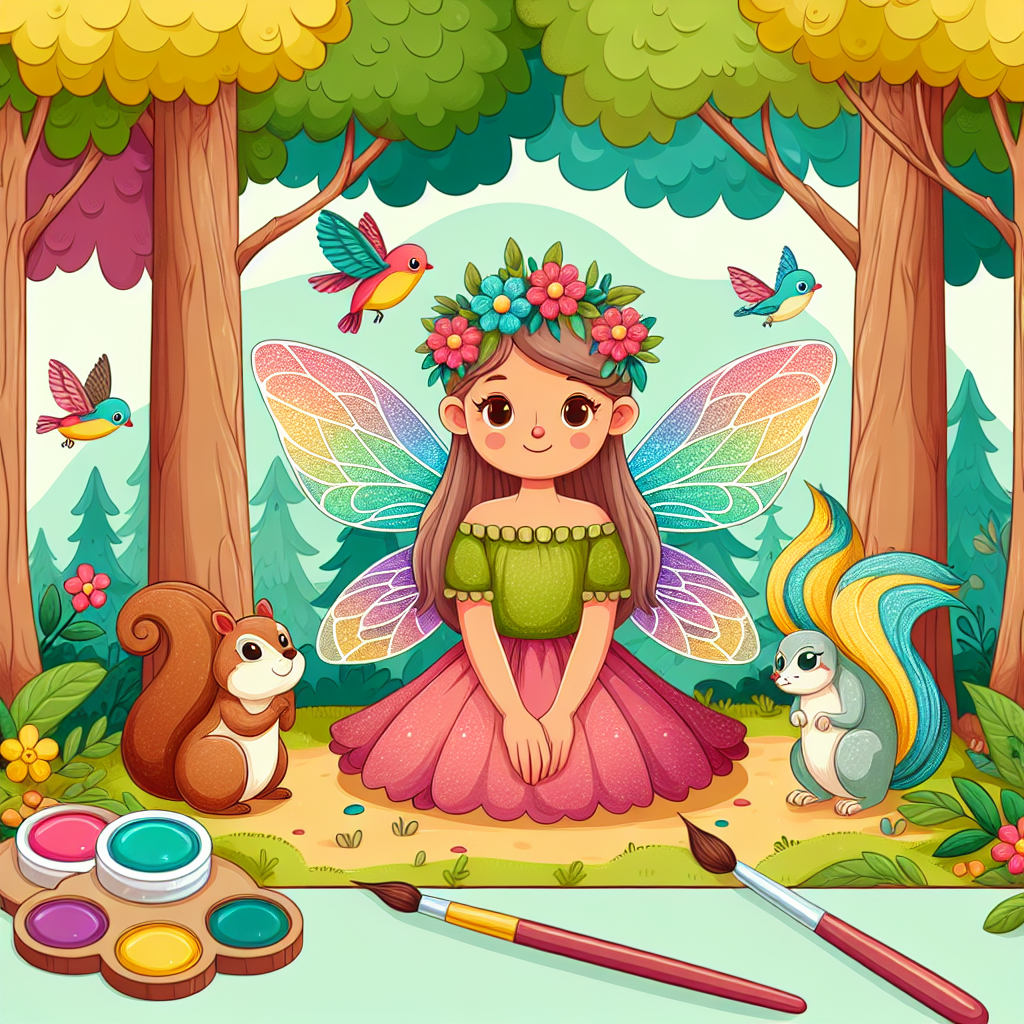 Forest Fairy's Secret Hideout Paint By Diamond