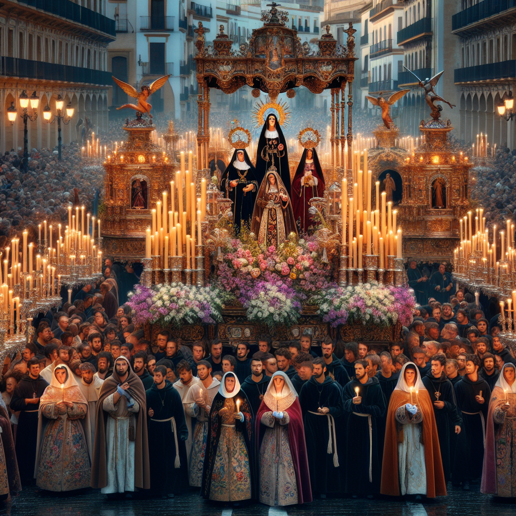 Semana Santa In Seville Paint By Diamonds