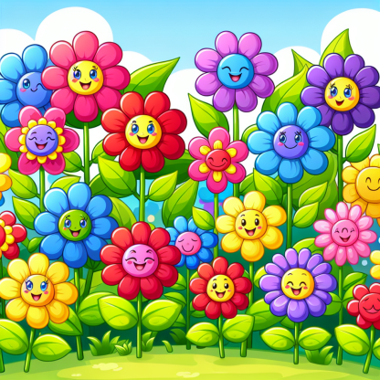 Blossoming Flowers Diamond Painting
