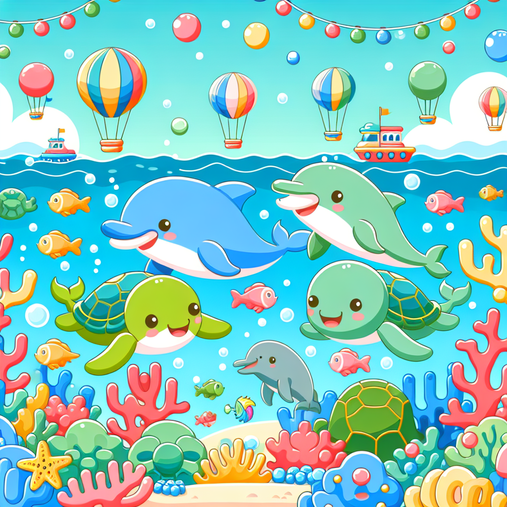 Ocean Friends Festival Painting Diamond Kit