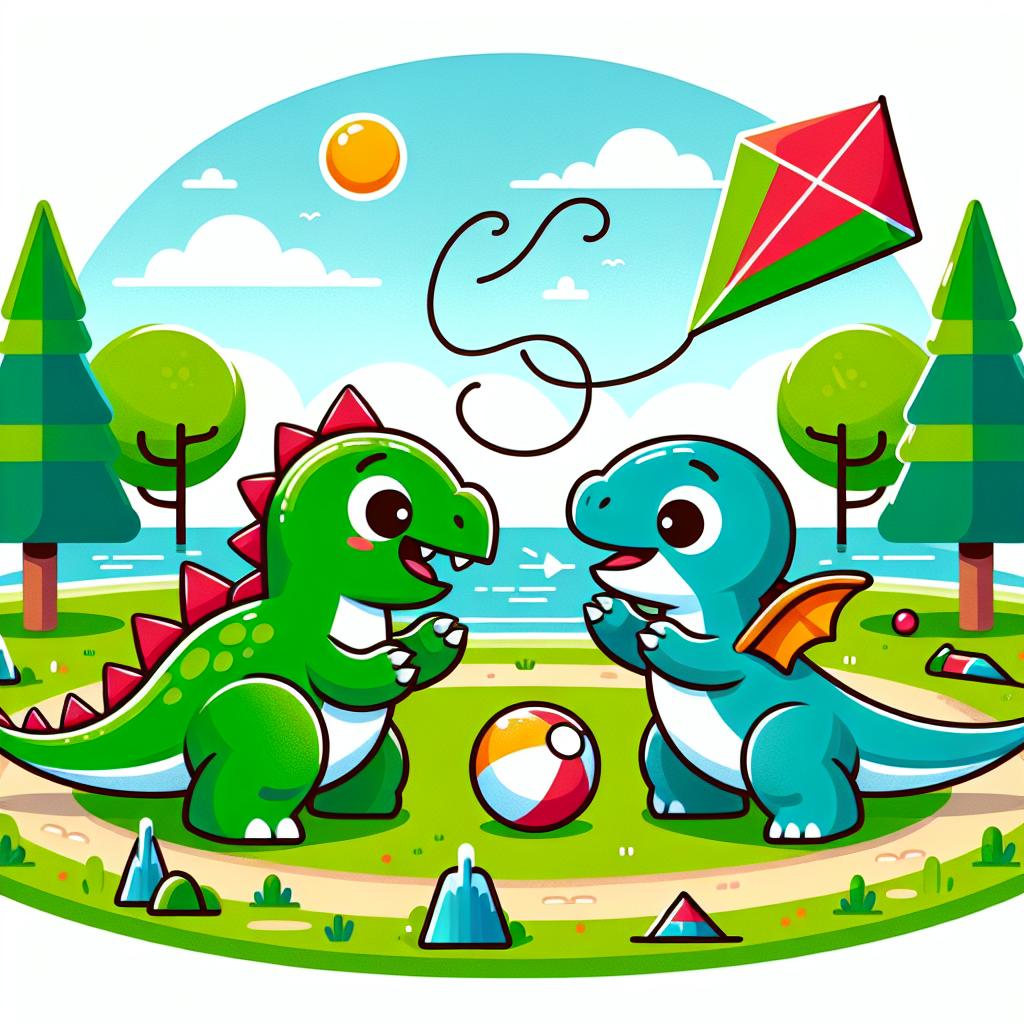 Dino Day At The Park DIY Paint By Diamonds